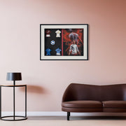 Jersey Evolution Frame| Home Decor| Wall Decor| Wall Hanging | Ronaldo Frame | Football Frame